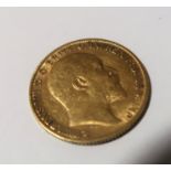 A gold half sovereign, 1905 Condition Report: Available upon request