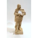 A Goldscheider terracotta figure of a man Condition Report: