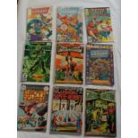 A collection of approximately one hundred and eighty DC comics including Kung Fu Fighter, Green