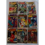 A collection of approximately one hundred and eighty DC comics including Lois Lane, Batman, The