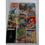 A collection of approximately one hundred and fifty DC comics including Infinite, Teen Titans,