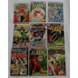 A collection of approximately one hundred and fifty DC comics including Green Lantern, The Flash,