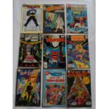 A collection of approximately one hundred and eighty DC comics including Teen Titans, Wonder