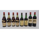TWO BOTTLES OF CHATEAU TALBOT, 1970 73cl, four bottles of Chateau de Corcelles, 1982 and two bottles