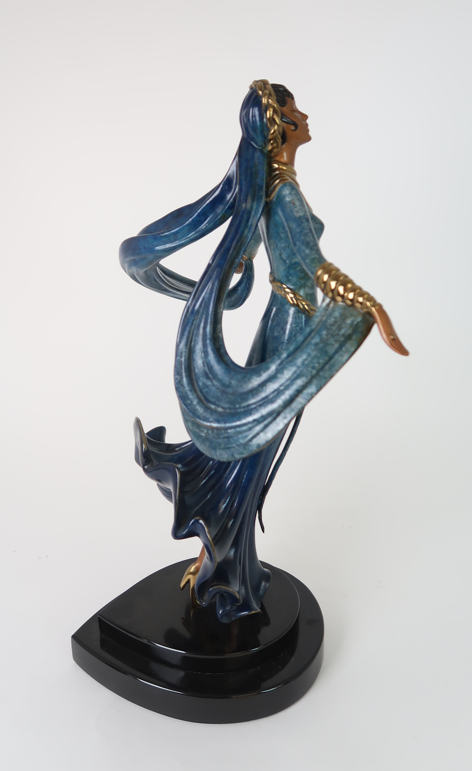 ERTE, (Russian, 1892-1990) ECSTASY bronze figure of a woman, stamped 153/500 1989, Sevenarts Ltd, - Image 4 of 7