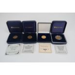 FOUR CASED GOLD FULL SOVEREIGNS 1871,1882,1899 & 1905 (4) Condition Report: Available upon request