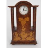 THE FOLLOWING THREE LOTS WERE DESIGNED BY BOXWORKS EMPLOYEE JOHN COOK. A MAUCHLINE WARE CLOCK CASE