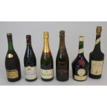 A BOTTLE OF BOLLINGER CHAMPAGNE 75cl, 12%vol, a bottle of Rene Brisset, 1969, Chateauneuf du Pape,