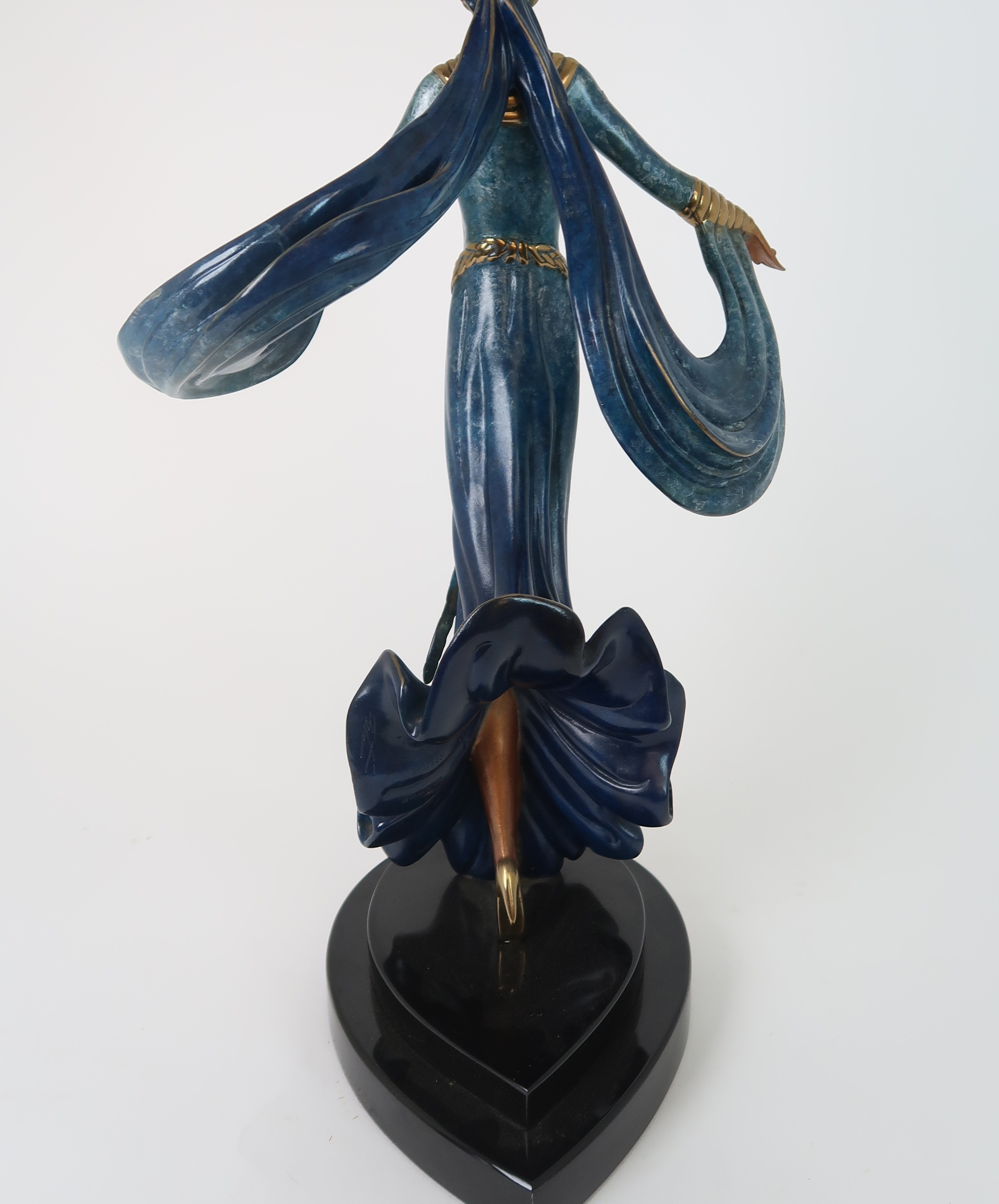 ERTE, (Russian, 1892-1990) ECSTASY bronze figure of a woman, stamped 153/500 1989, Sevenarts Ltd, - Image 3 of 7