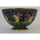 A DAISY MAKEIG JONES FOR WEDGWOOD LEAPFROGGING ELVES PATTERN BOWL pattern number Z4968, 10cm