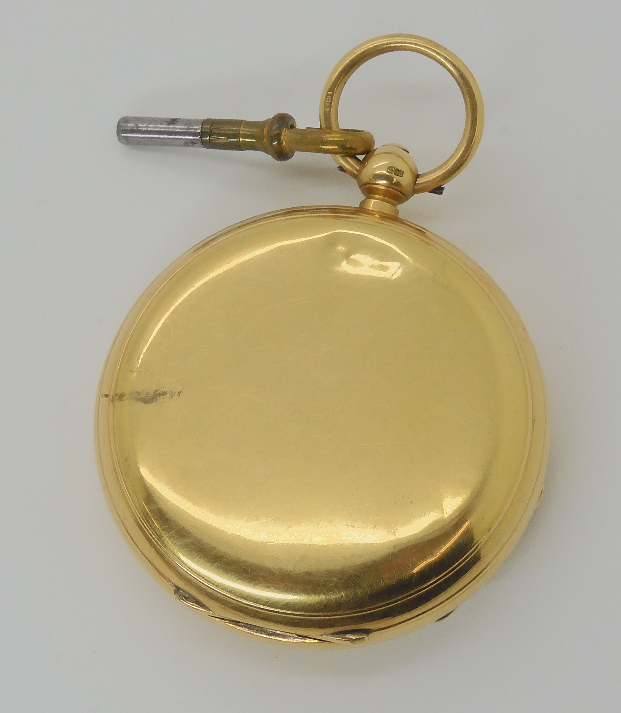 AN 18CT GOLD FULL HUNTER POCKET WATCH the dial and the movement both signed John Forrest, diameter - Bild 2 aus 6