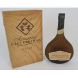 A BOTTLE OF CLES DES DUCS 40%vol, 0.70l in wood case Condition Report: Available upon request