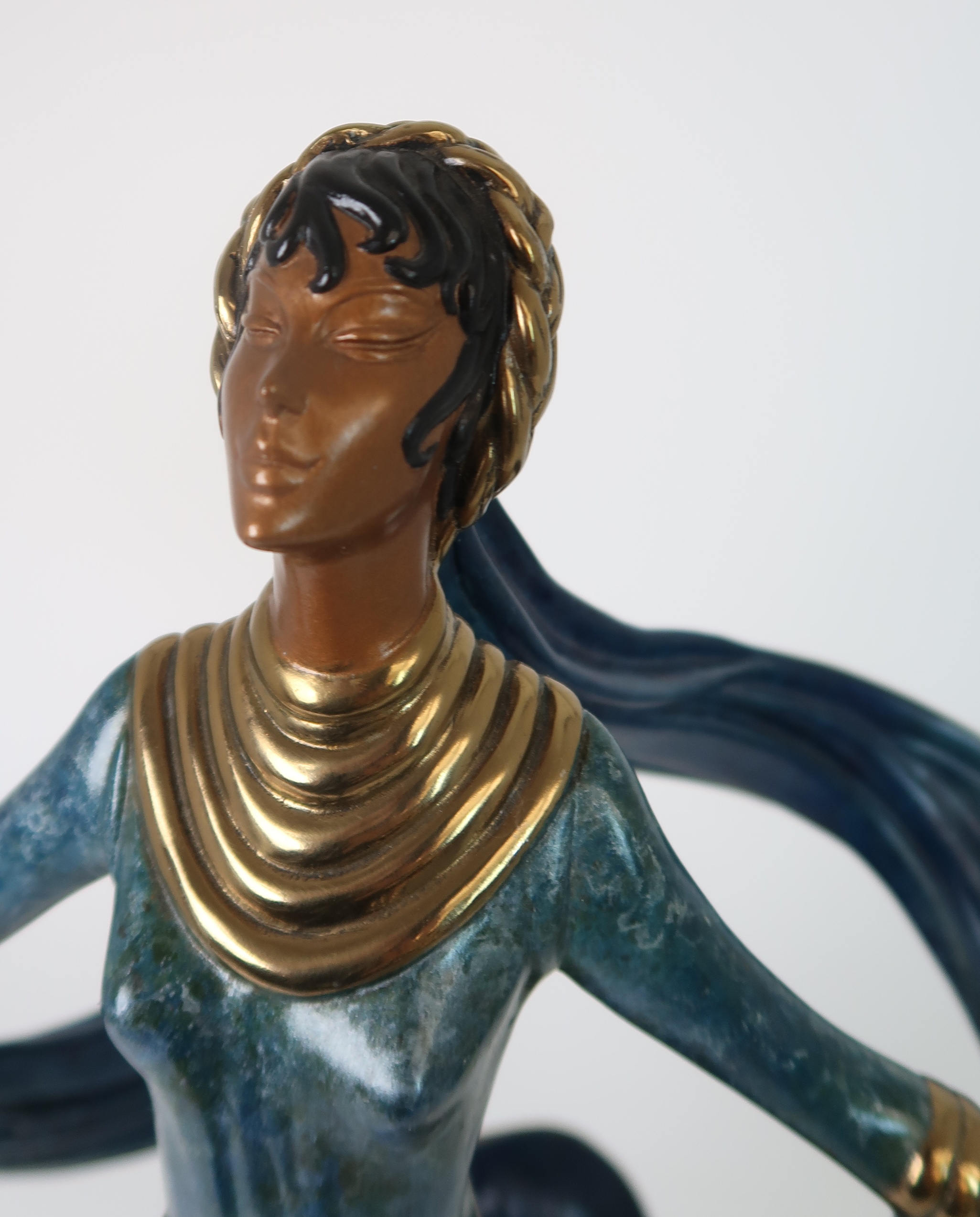 ERTE, (Russian, 1892-1990) ECSTASY bronze figure of a woman, stamped 153/500 1989, Sevenarts Ltd, - Image 6 of 7