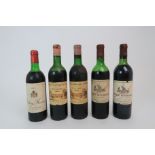 TWO BOTTLE OF CHATEAU BEYCHEVELLE MEDOC, 1970 & 1983 a bottle of Chateau Musar, 1972, 73cl and two