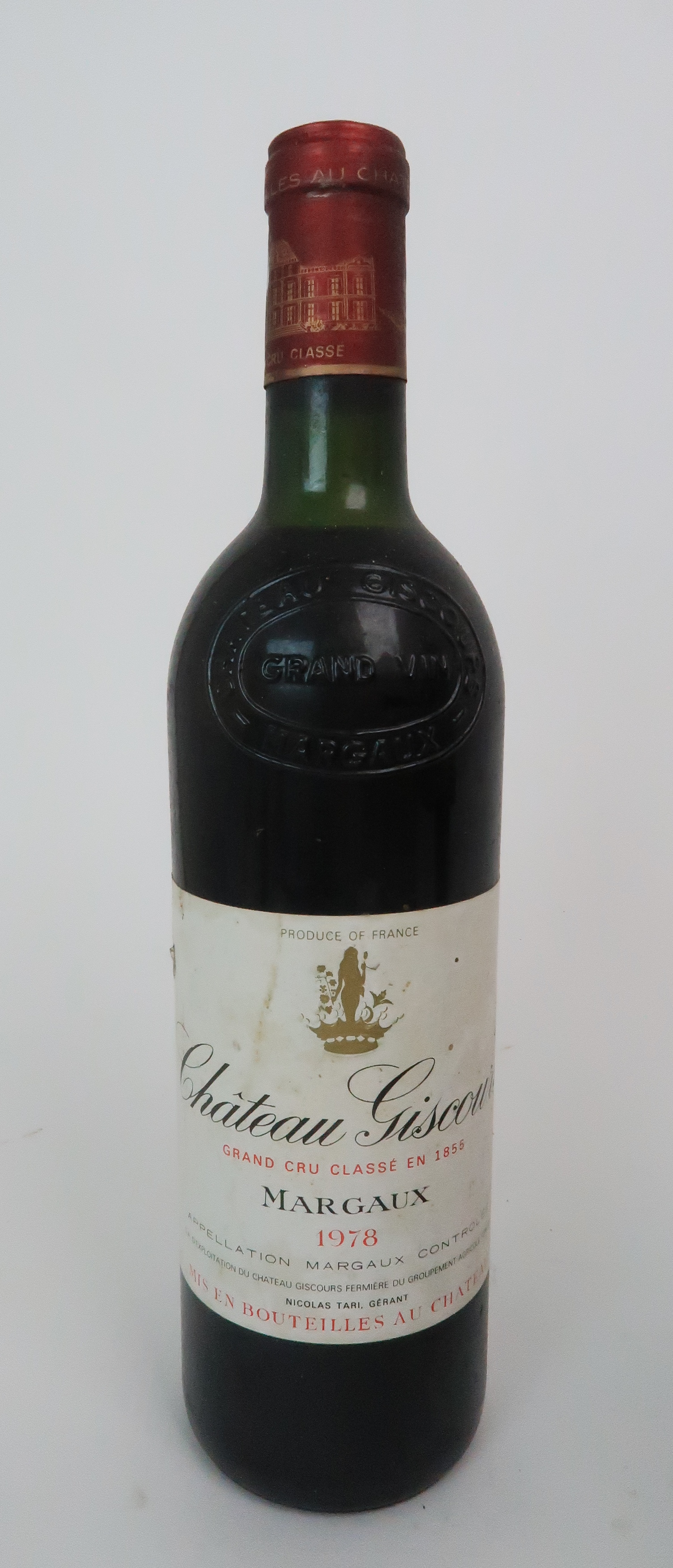 NINE BOTTLES OF CHATEAU GISCOURS MARGAUX, 1978 75cl, various bottles numbers Condition Report: - Image 2 of 7