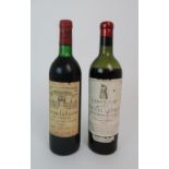 A BOTTLE OF GRAND VIN DE CHATEAU LATOUR, 1949 and a bottle of Chateau La Laguna, 1983 (2)