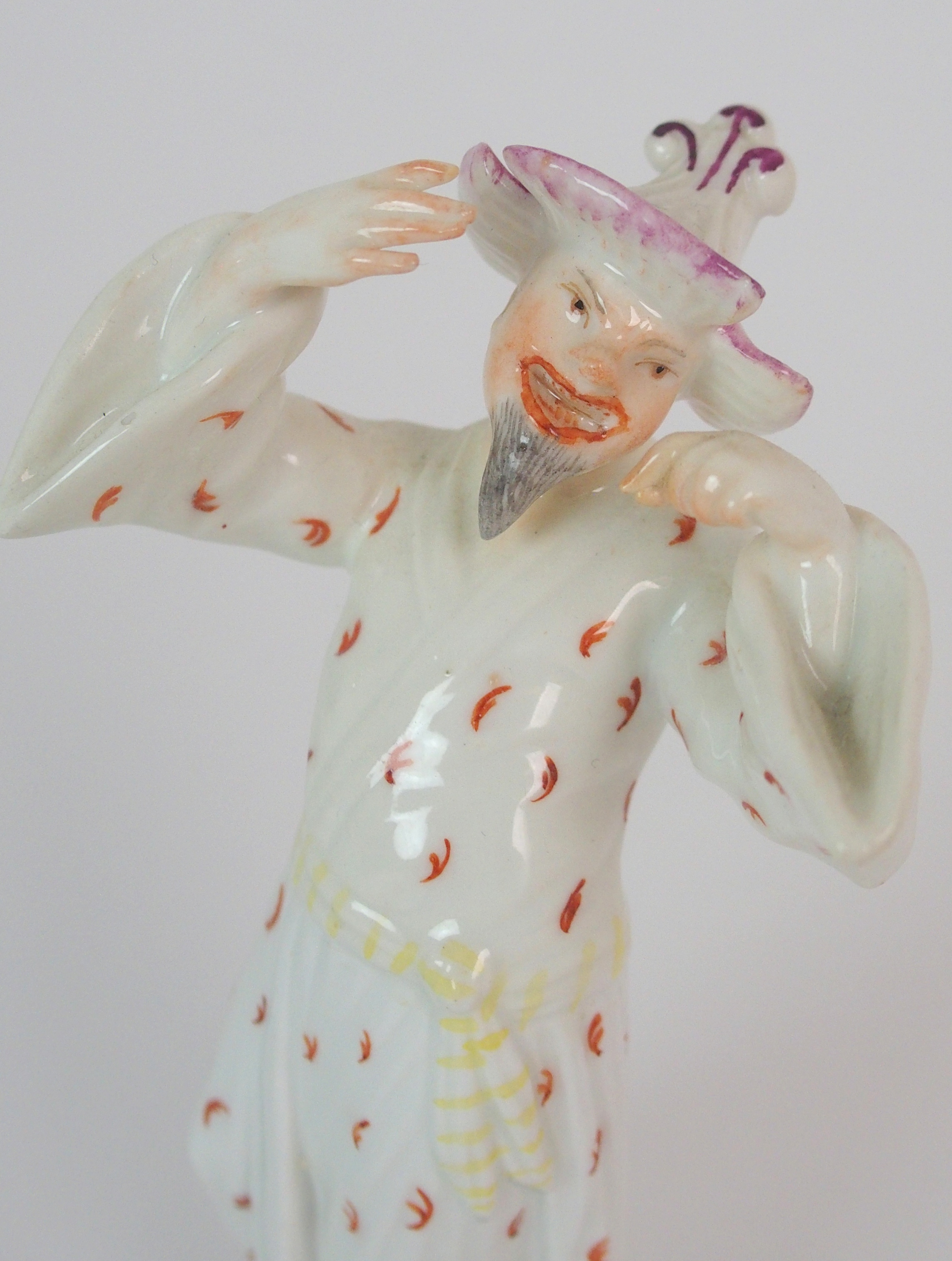 A MEISSEN FIGURE OF A CHINESE MAN 12cm high Condition Report: - Image 2 of 6