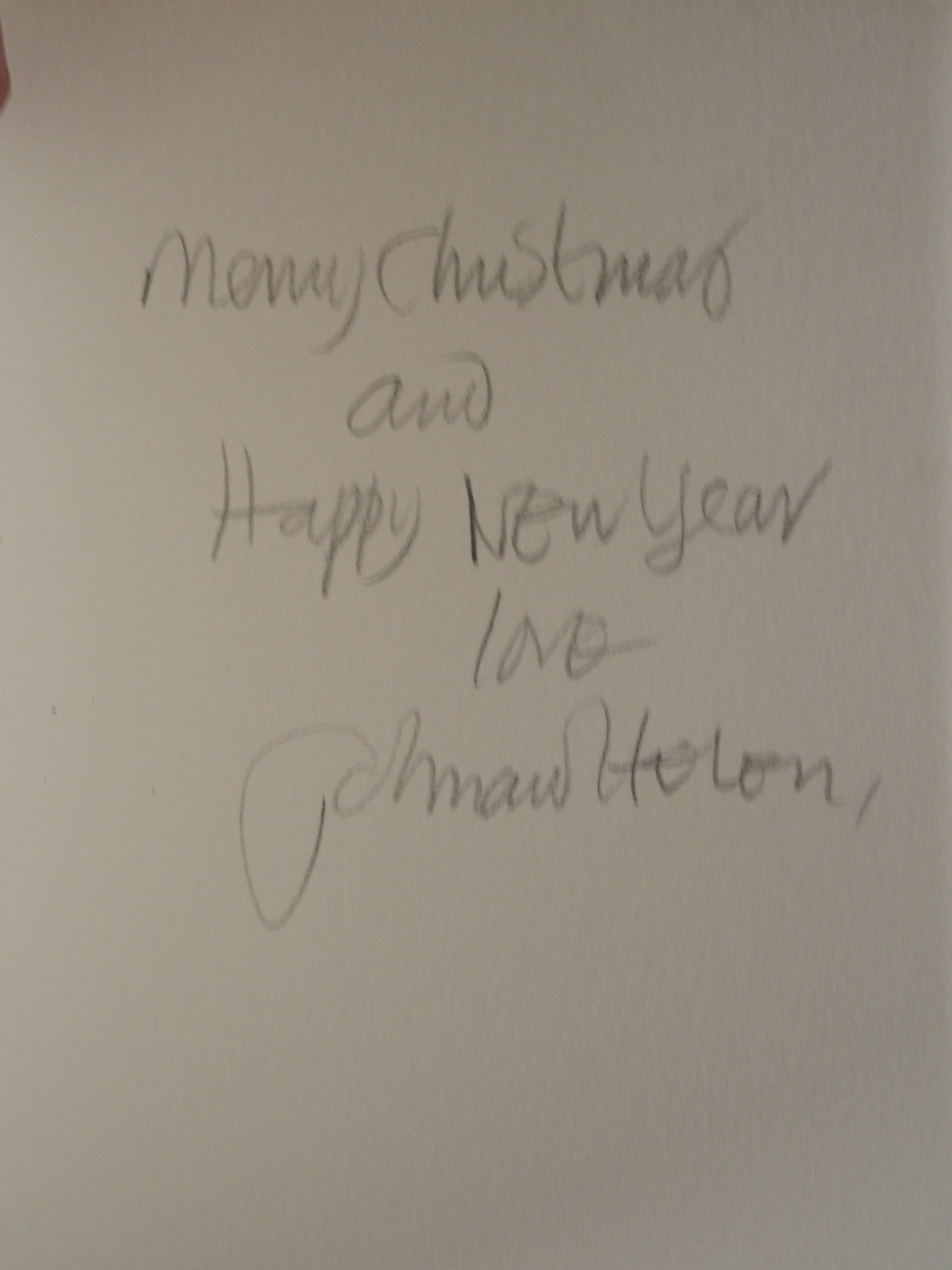 A COLLECTION OF VARIOUS GREETING CARDS from John Bellany etc Condition Report: - Image 7 of 8