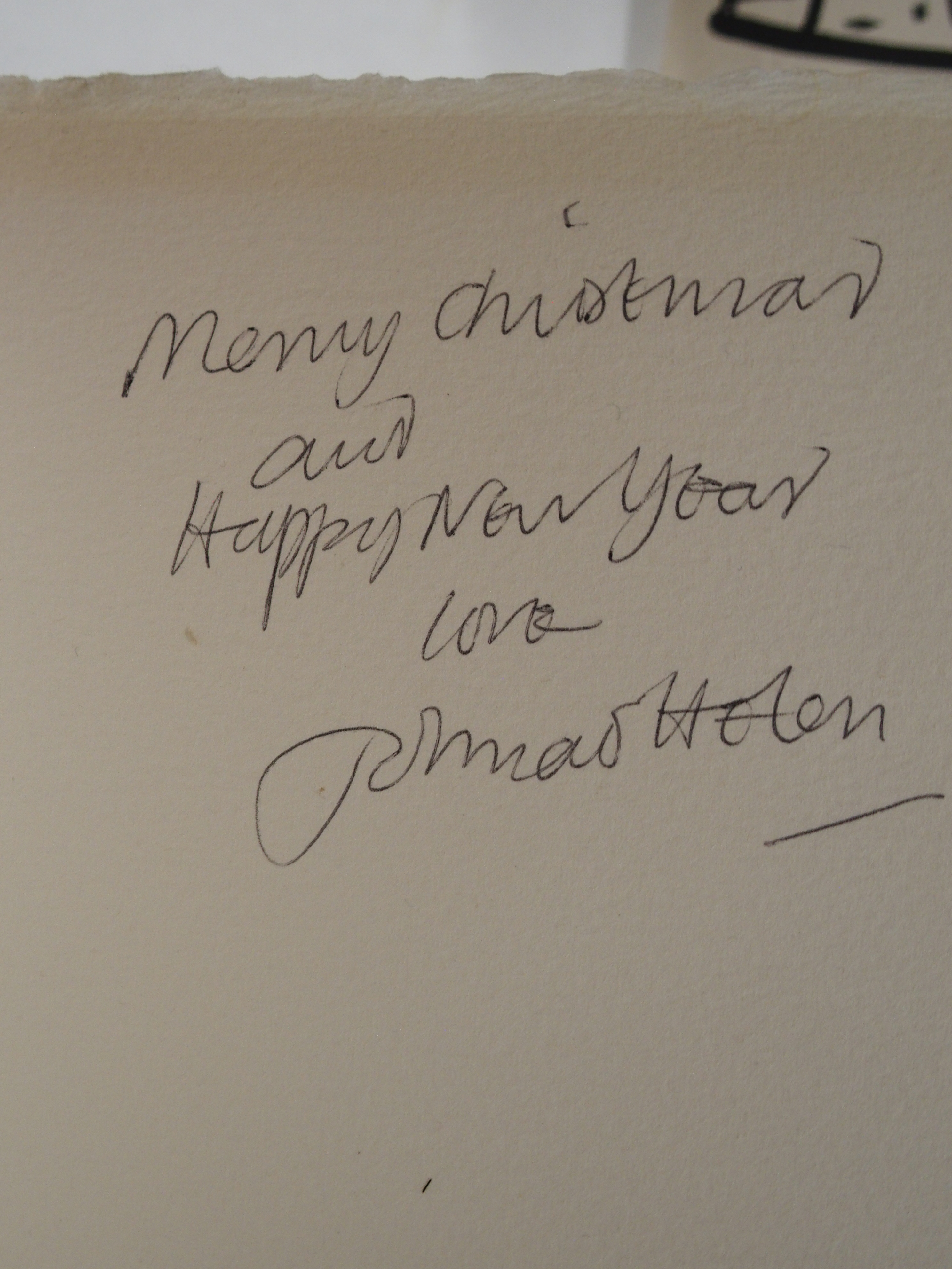 A COLLECTION OF VARIOUS GREETING CARDS from John Bellany etc Condition Report: - Image 6 of 8