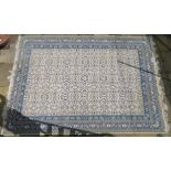 TWO TUNISIAN RUGS, 355cm x 252cm and 300cm x 200cm (2) Condition Report: Available upon request