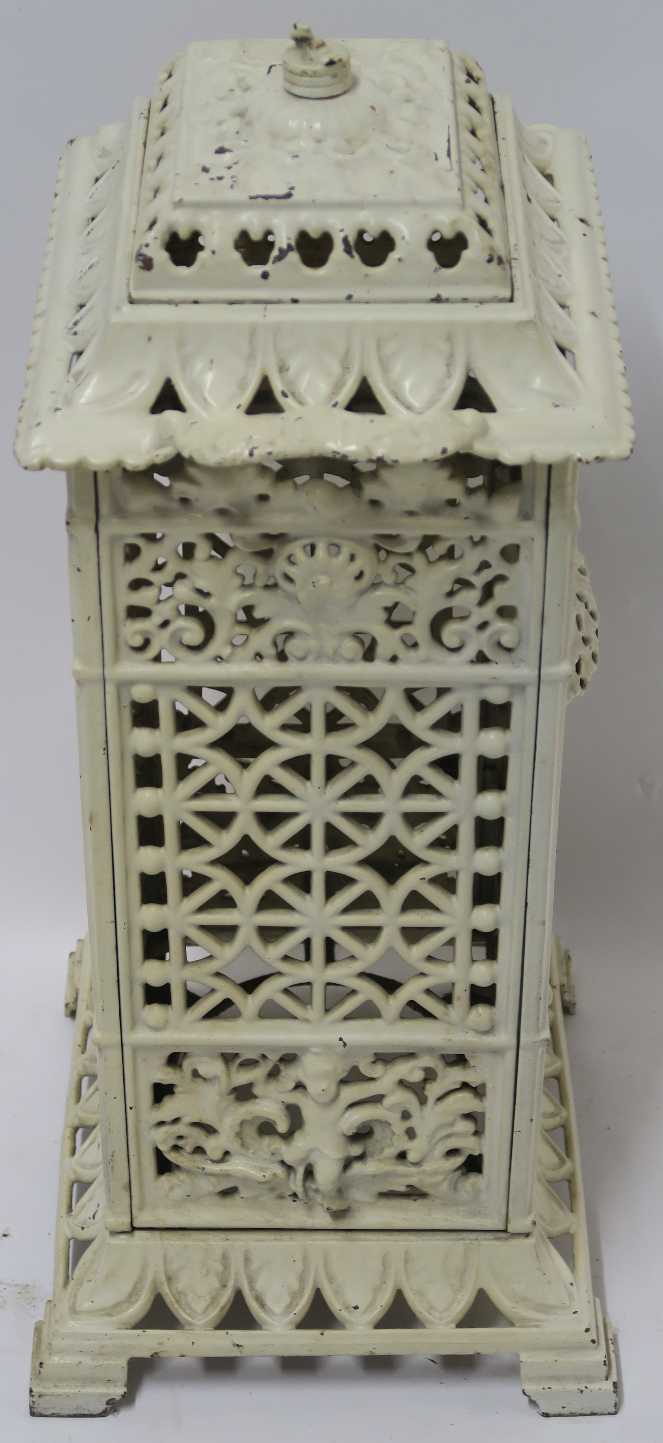 A CAST IRON ROOM HEATER, 63cm high, 33cm wide and 23cm deep Condition Report: Available upon - Image 4 of 5