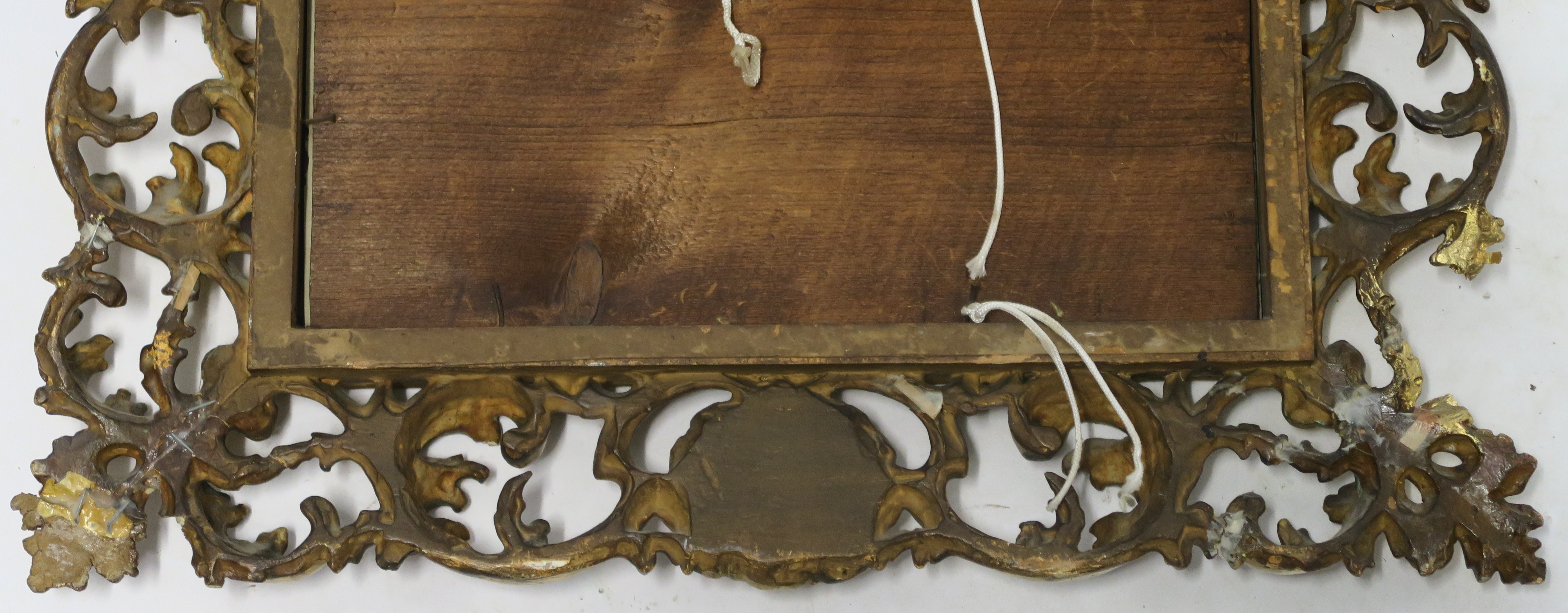 AN ITALIAN GILTWOOD WALL MIRROR, 60cm high x 51cm wide Condition Report: Available upon request - Image 8 of 9