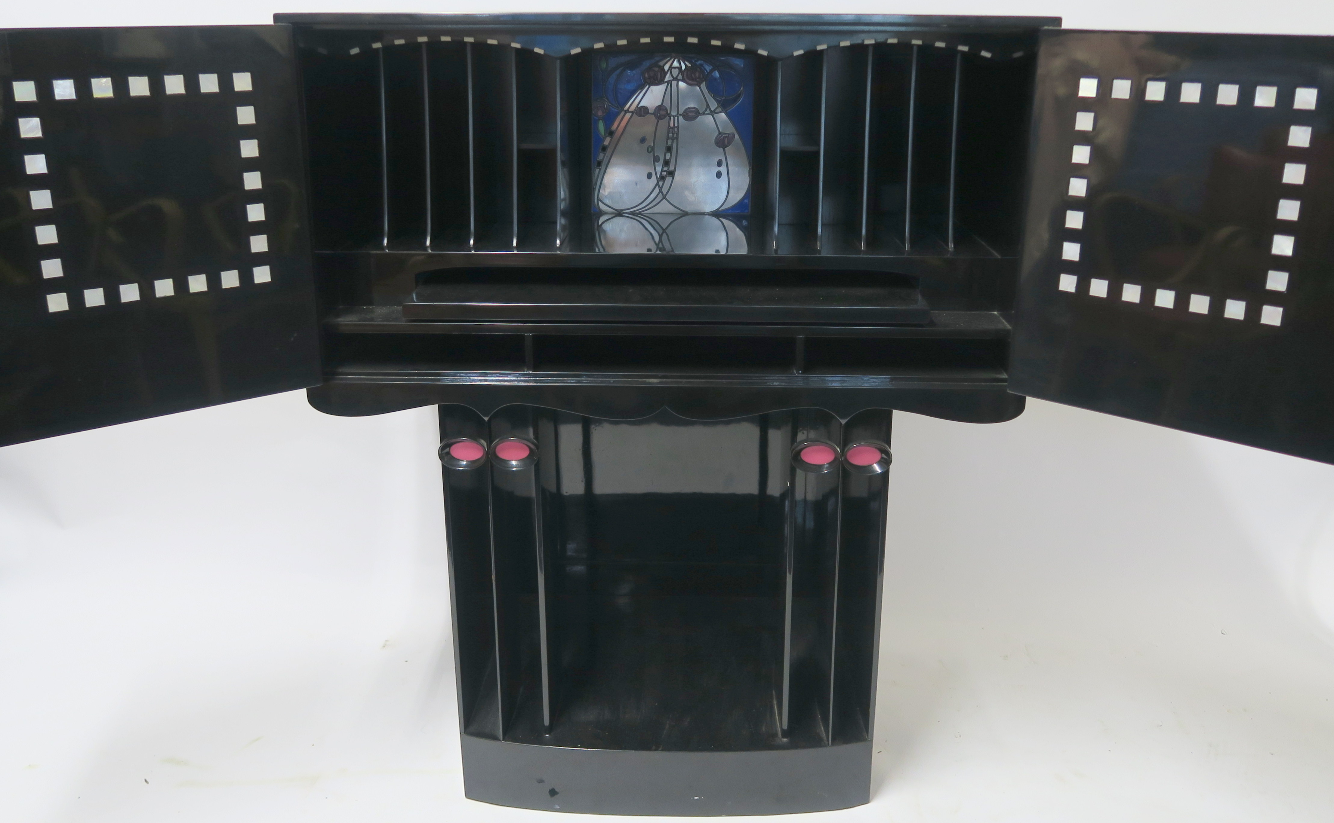 AFTER CHARLES RENNIE MACKINTOSH, copy of the ebonised writing desk for the drawing room at Hill - Image 5 of 12