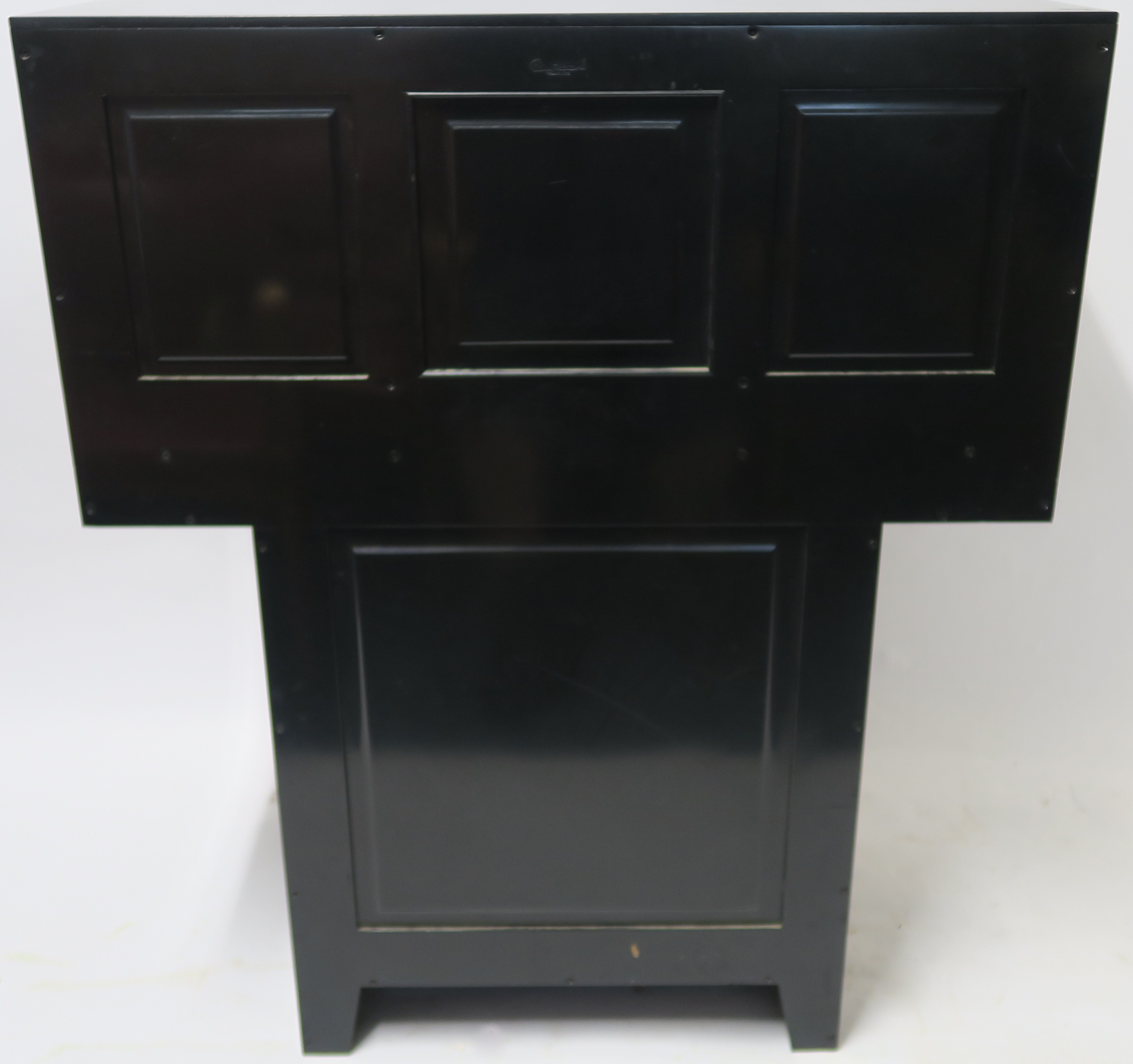 AFTER CHARLES RENNIE MACKINTOSH, copy of the ebonised writing desk for the drawing room at Hill - Image 11 of 12