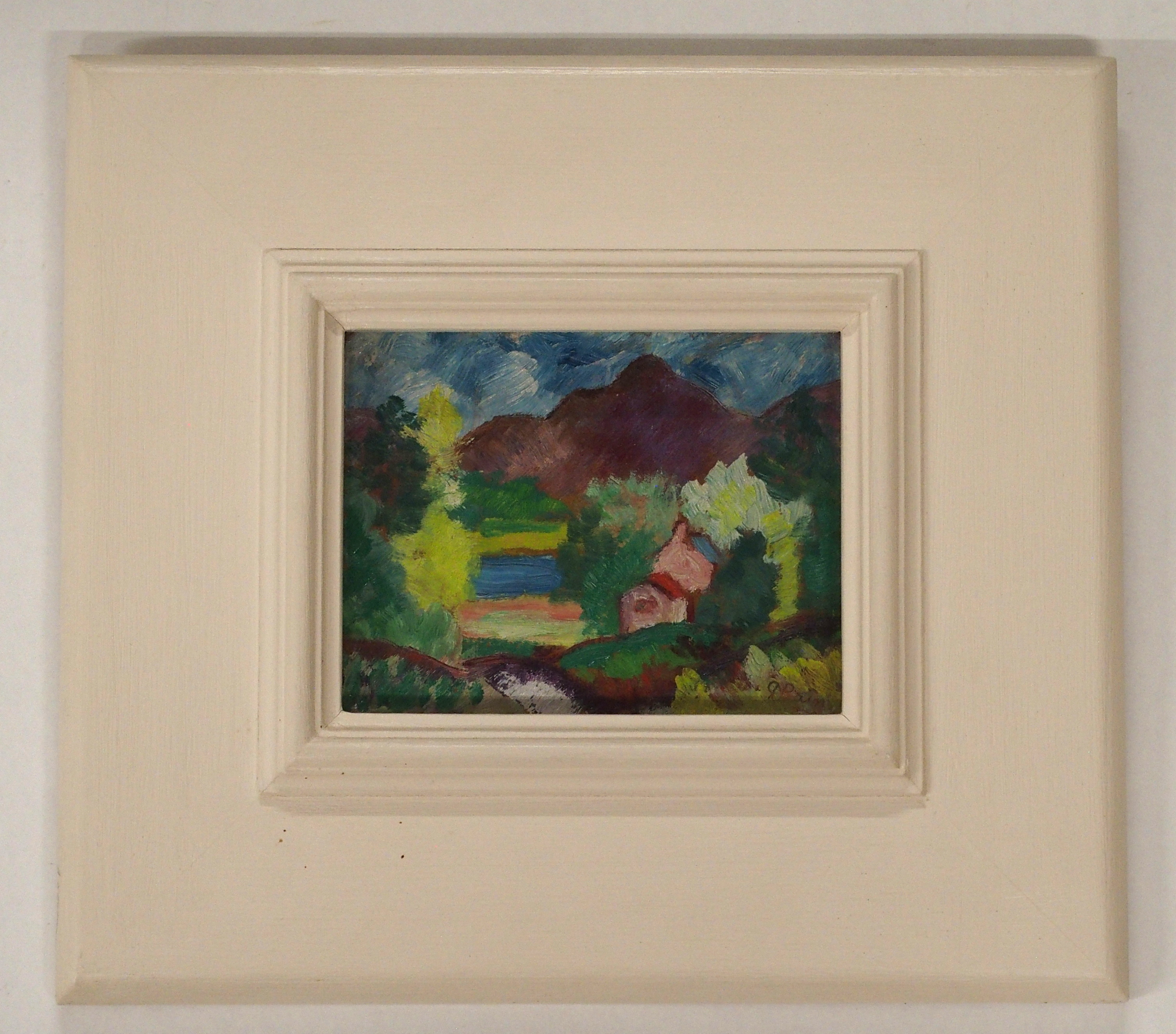 •DONALD BAIN (SCOTTISH 1904-1979) TIGH-A-PHUIRST, GLENCOE oil on board, signed 11 x 14cm William - Image 2 of 4