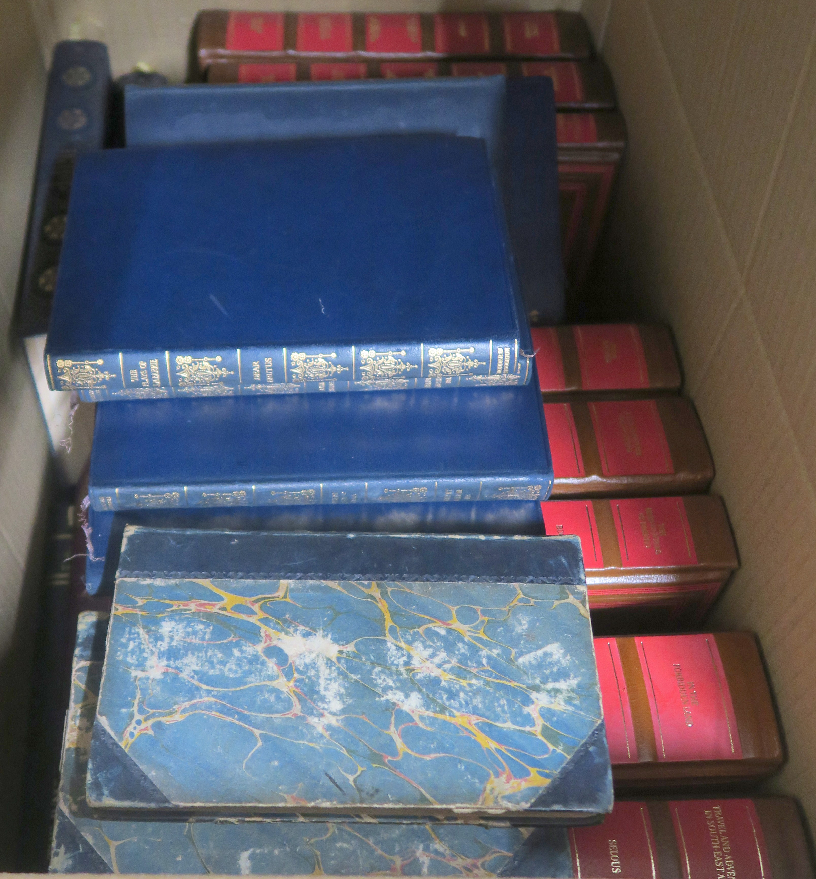 Four boxes of books, (4) Condition Report: Available upon request