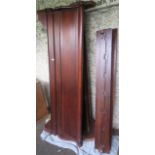 A modern mahogany super king size sleigh bed, 100cm high x 202cm wide x 230cm deep Condition Report: