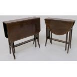 Two Victorian mahogany Sutherland tables (2) Condition Report: Available upon request
