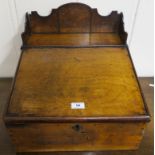 A Victorian mahogany writing slope with fitted interior Condition Report: Available upon request