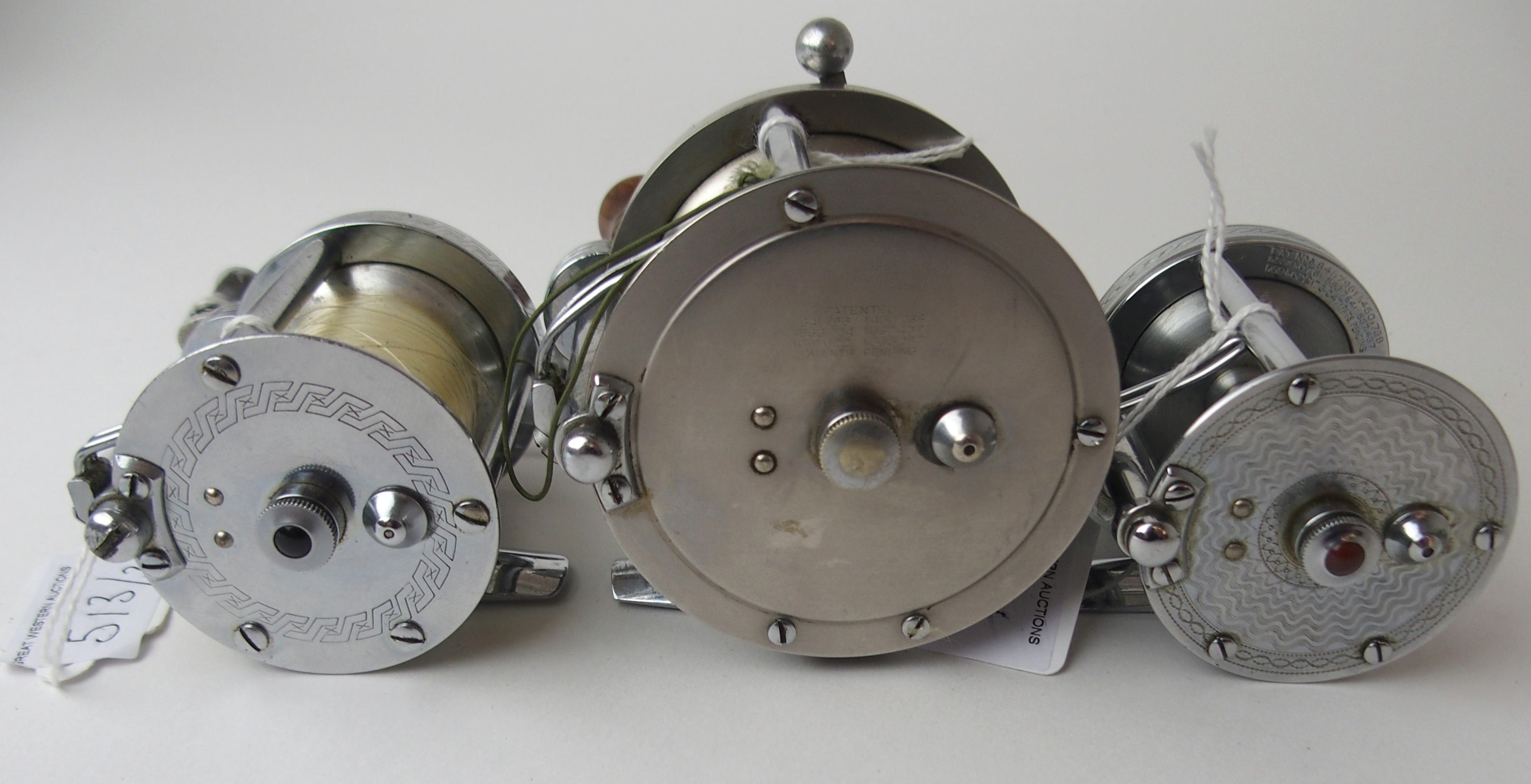 Three Pflueger multiplier reels, comprising Summit, boxed, Akron and Norka (3) Condition Report: - Image 6 of 7