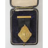 A 15ct gold Glasgow Haggis Club Medallion, weight 16.5gms Condition Report: Available upon request