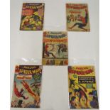 Five Marvel The Amazing Spider-Man comics, No.10-13 & 17 (5) This lot is being sold without
