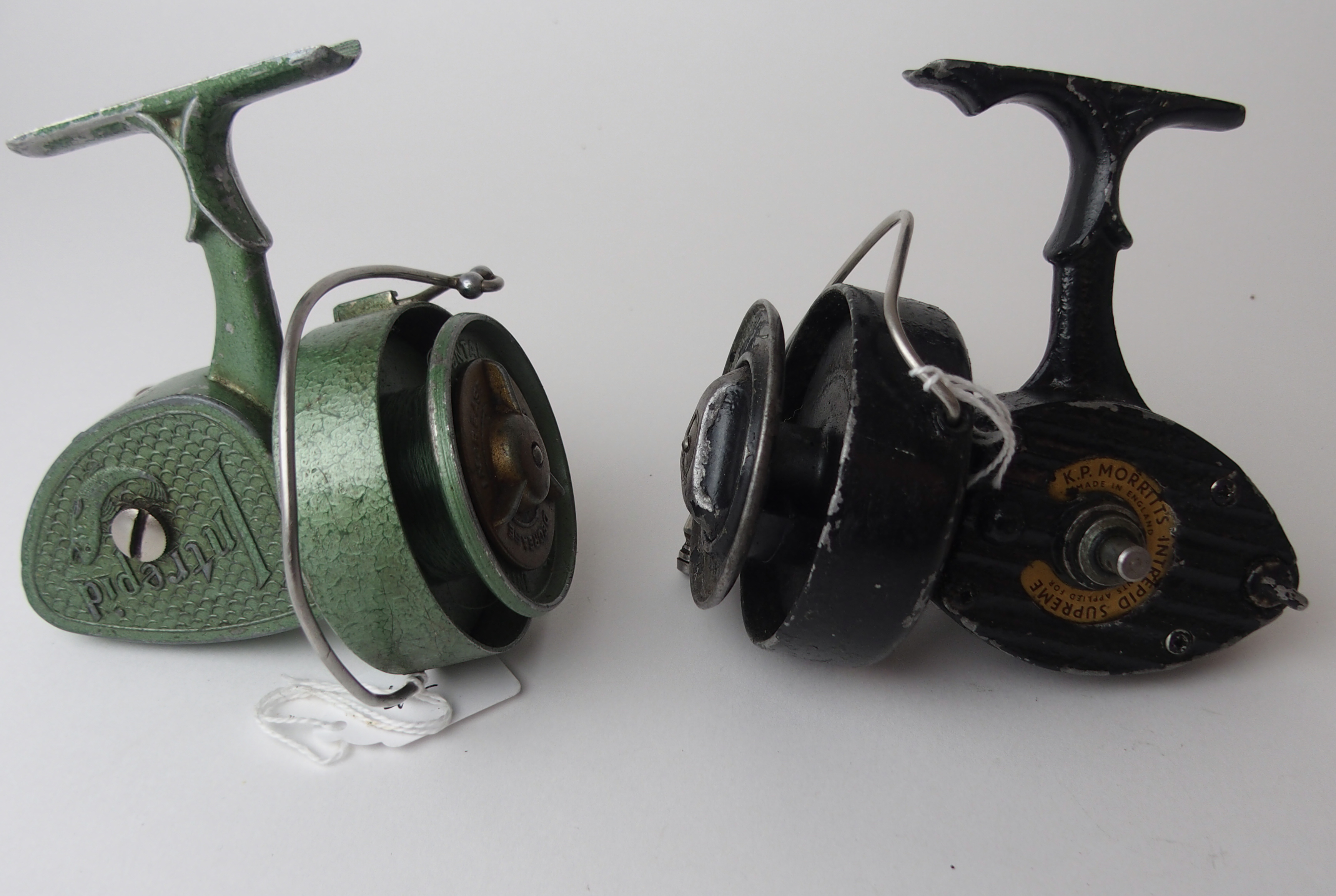 Seven various spinning reels comprising Dingley & Co, three KP Morritts Intrepid Continental, De - Image 3 of 4