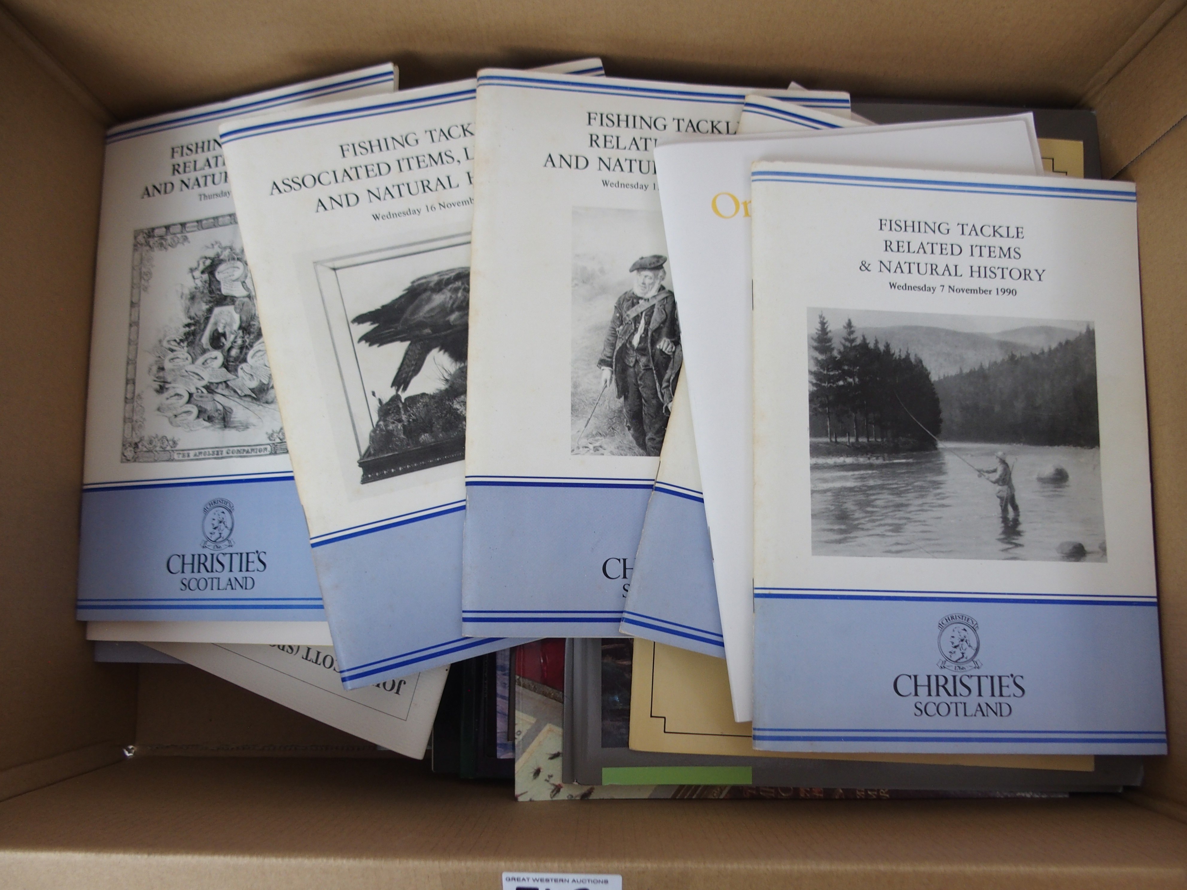 Hardy's Anglers Guide, other tackle books, collection of Christie's and Bonhams fishing - Image 4 of 7