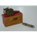 A tray lot including The Metropolitan whistle, Britain's R.A. Gun, No.1292 in original box,