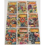 Eighteen Marvel The Eternals comics, No.1-18 complete run (18) This lot is being sold without