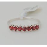 A 9ct gold Rock & Co Malawi ruby ring, size V1/2, with Rocks & Co ECertificate, weight 2gms