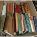 A box of various books including Homes and Haunts, Lives of Painters etc Condition Report: Available