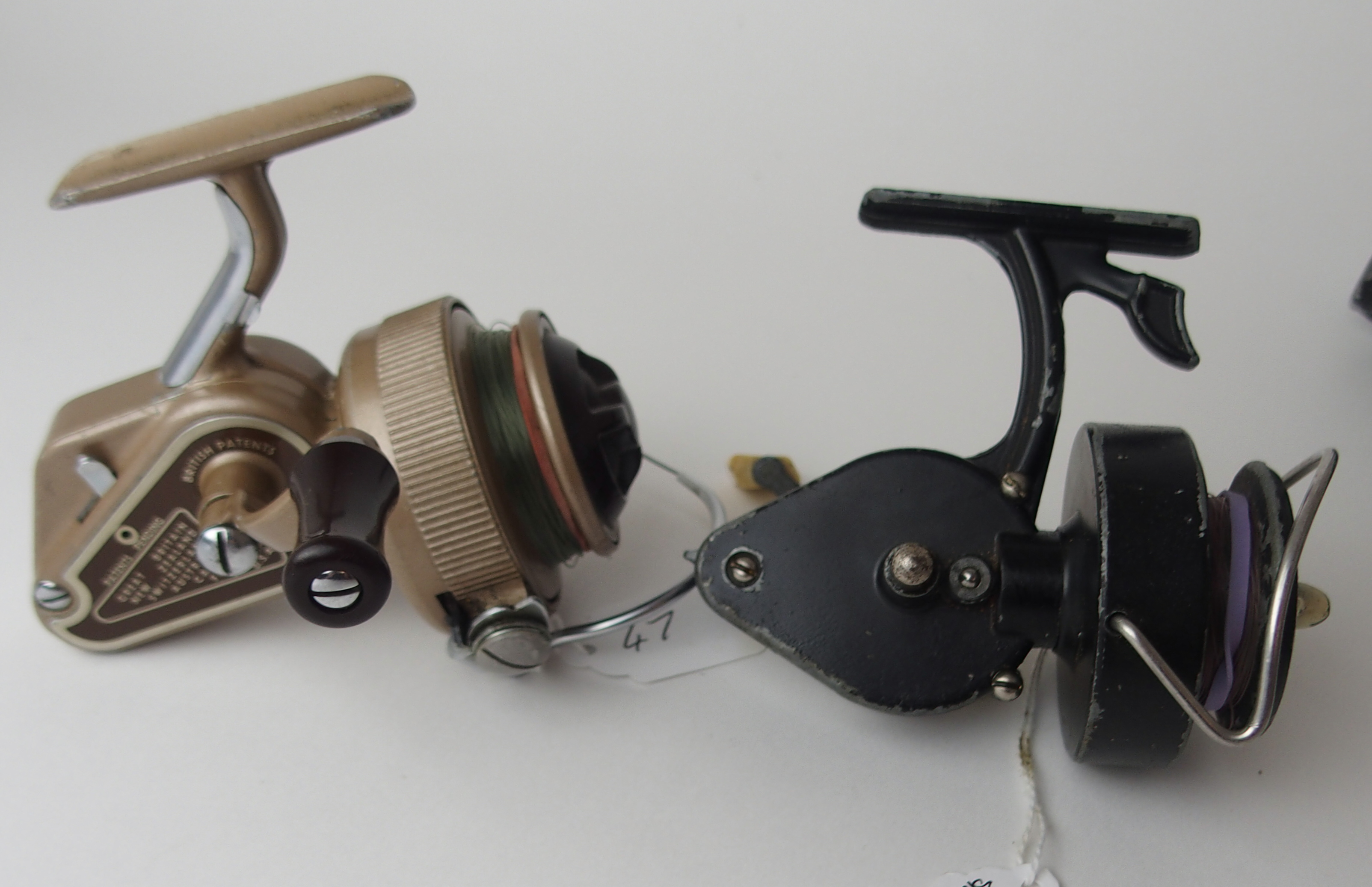 Seven various spinning reels comprising Dingley & Co, three KP Morritts Intrepid Continental, De - Image 2 of 4
