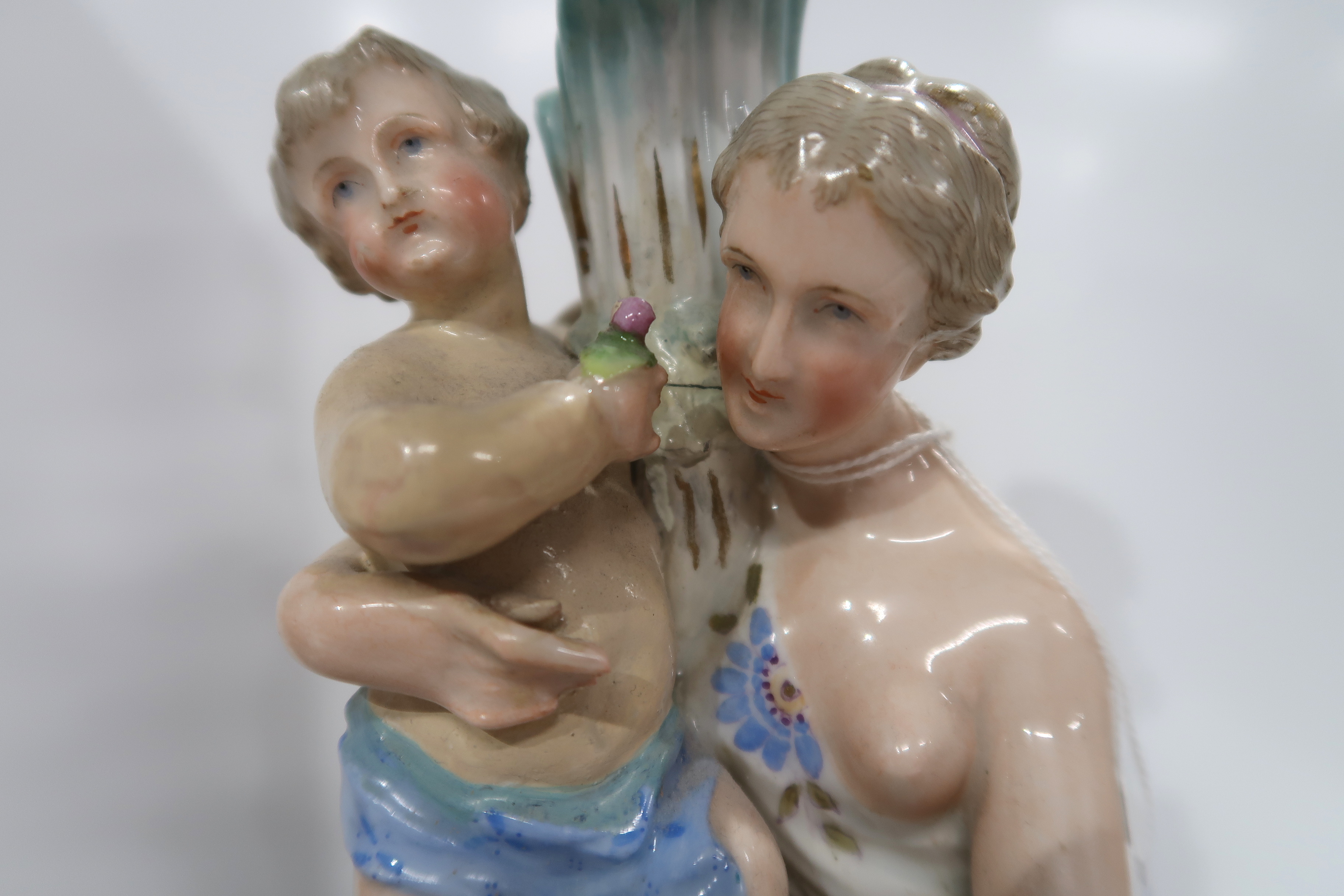 A pair of continental figural candelabras Condition Report: Available upon request - Image 5 of 7