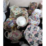 A selection of Royal Winton Chintz including a Queen Anne pattern musical box, Hazel pattern