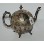 A silver plated teapot Condition Report: Available upon request