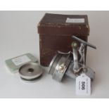 A Hardy Altex, No.2, mk4 reel with spare spool, tools, boxed Condition Report: Available upon