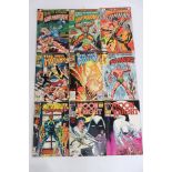 A collection of approximately 150 Marvel comics including The Micronauts, Spider-Man, The Invincible