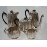 A five piece silver plated tea and coffee service Condition Report: Available upon request