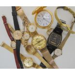 A Mido Ocean star automatic, a ladies quartz version and other retro watches Condition Report: Not